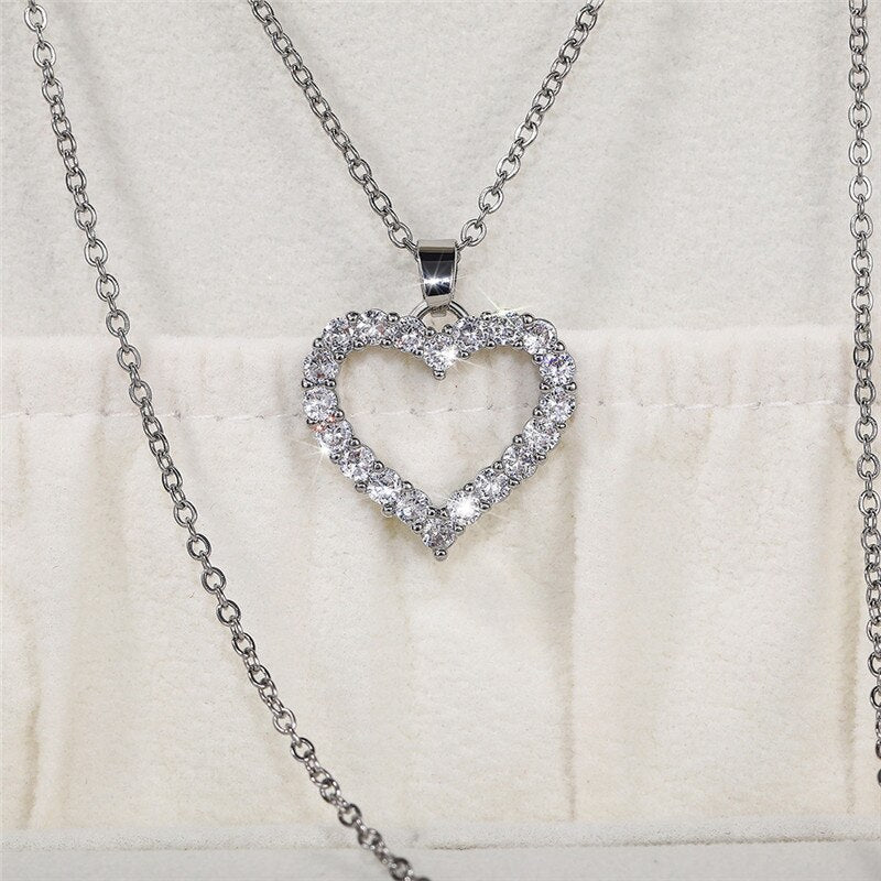 Classic Heart Pendant Necklace