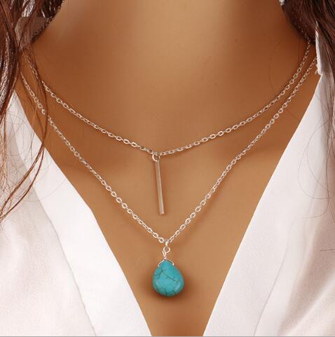 Turquoise Multilayer Necklace