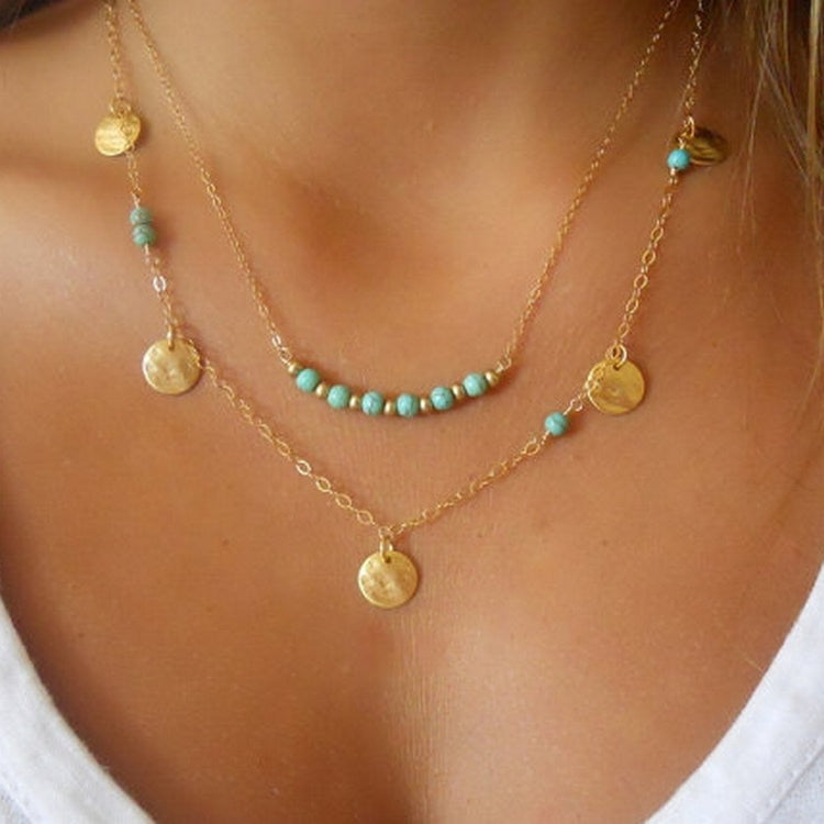 Turquoise Multilayer Necklace