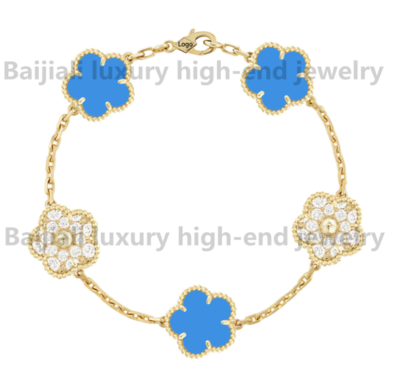 Yellow Gold Clover Bracelet