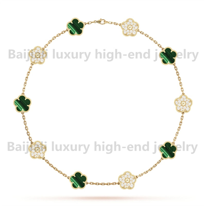 Yellow Gold Clover Bracelet