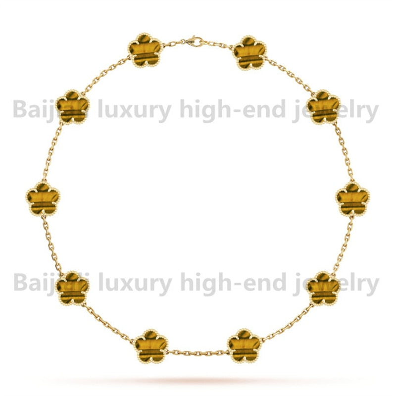 Yellow Gold Clover Bracelet