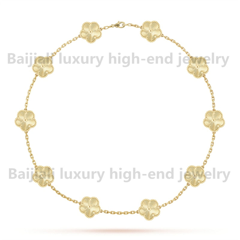 Yellow Gold Clover Bracelet