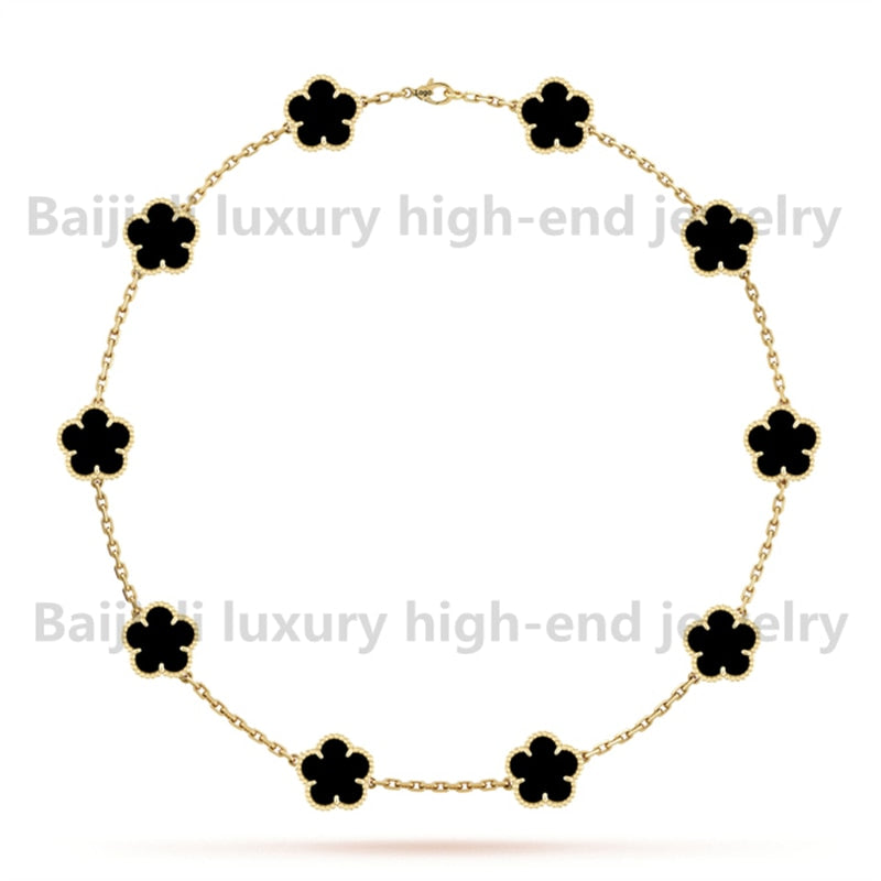 Yellow Gold Clover Bracelet